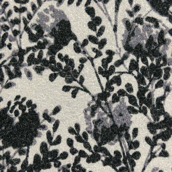 Matilda Jane Finn Tier Pant Size Small Black & Gray Floral Boho Flared - Picture 13 of 14